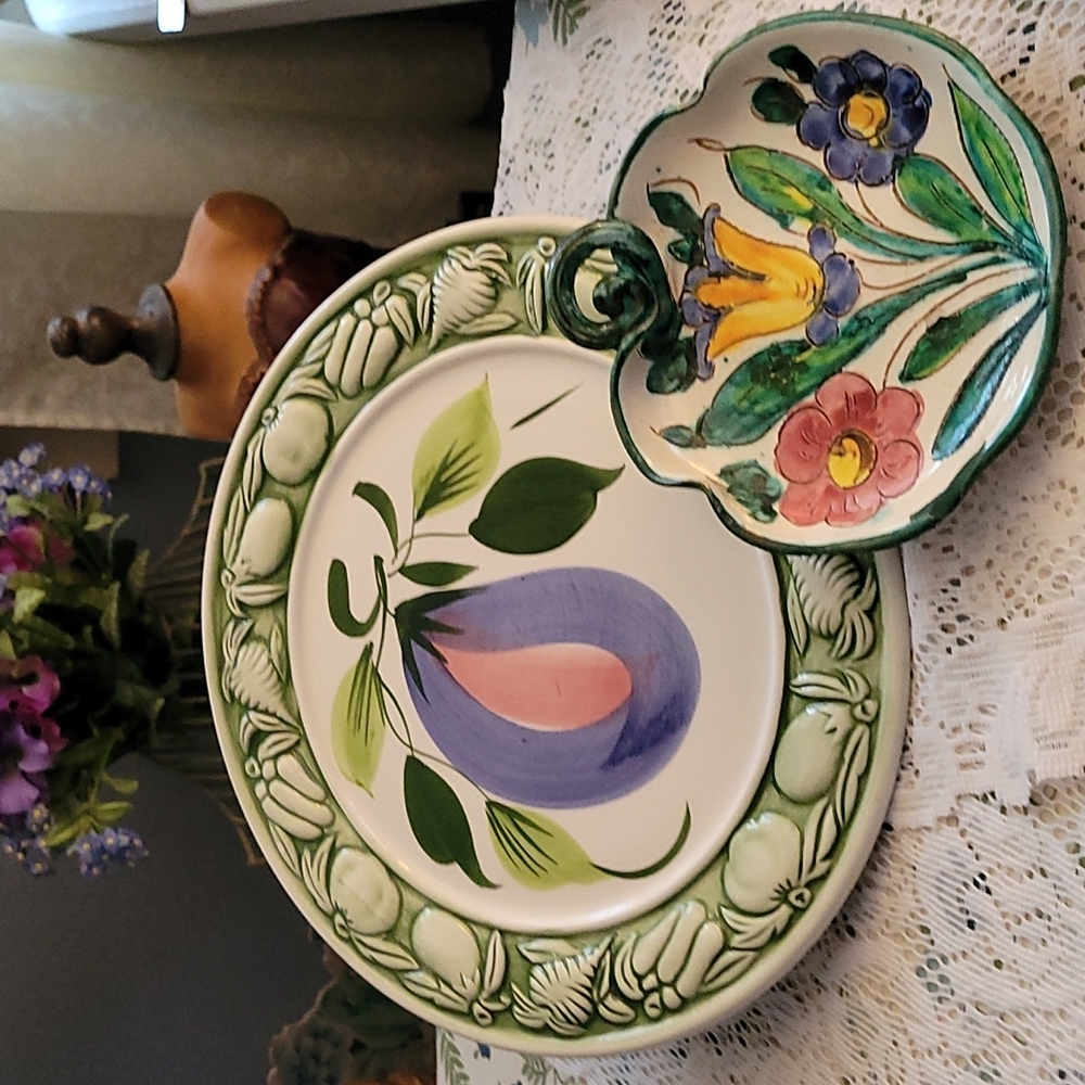 🍆Italian plate~trinket dish🌺